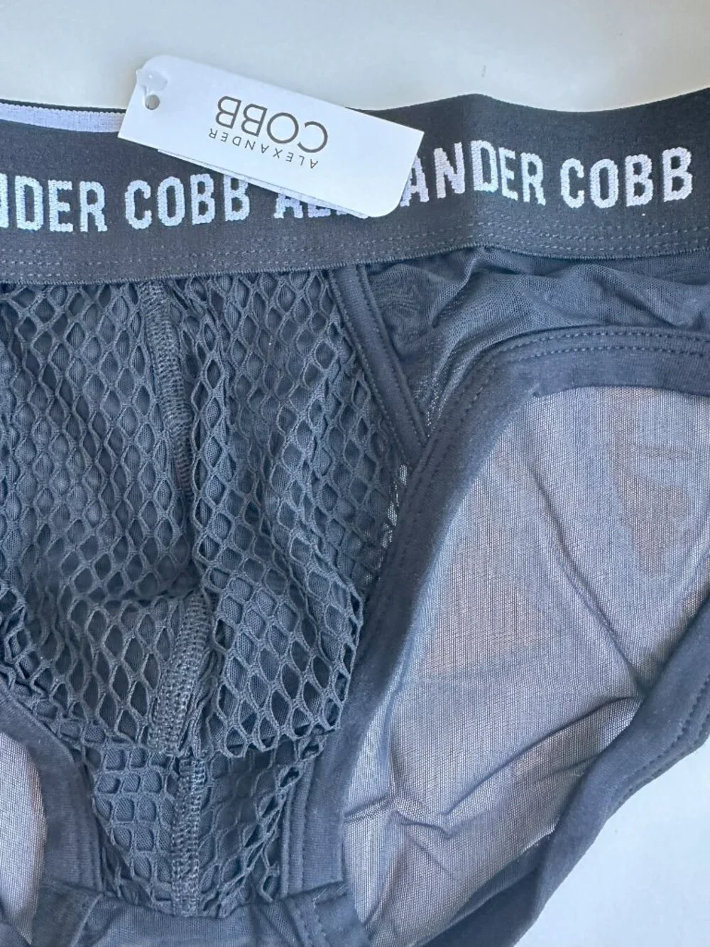 Alexander Cobb - Transparent Slip Brief - Black (S)